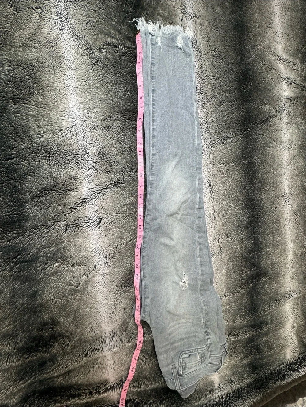 Joe’s Jeans Light Gray Distressed Ankle Crop [Size 27]